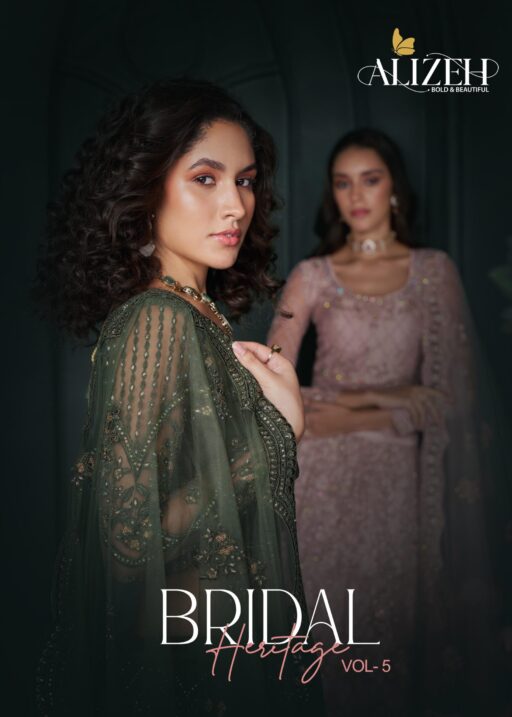 Alizeh Bridal vol 5 Heavy Net Designer Sangeet Wear Lehenga Choli