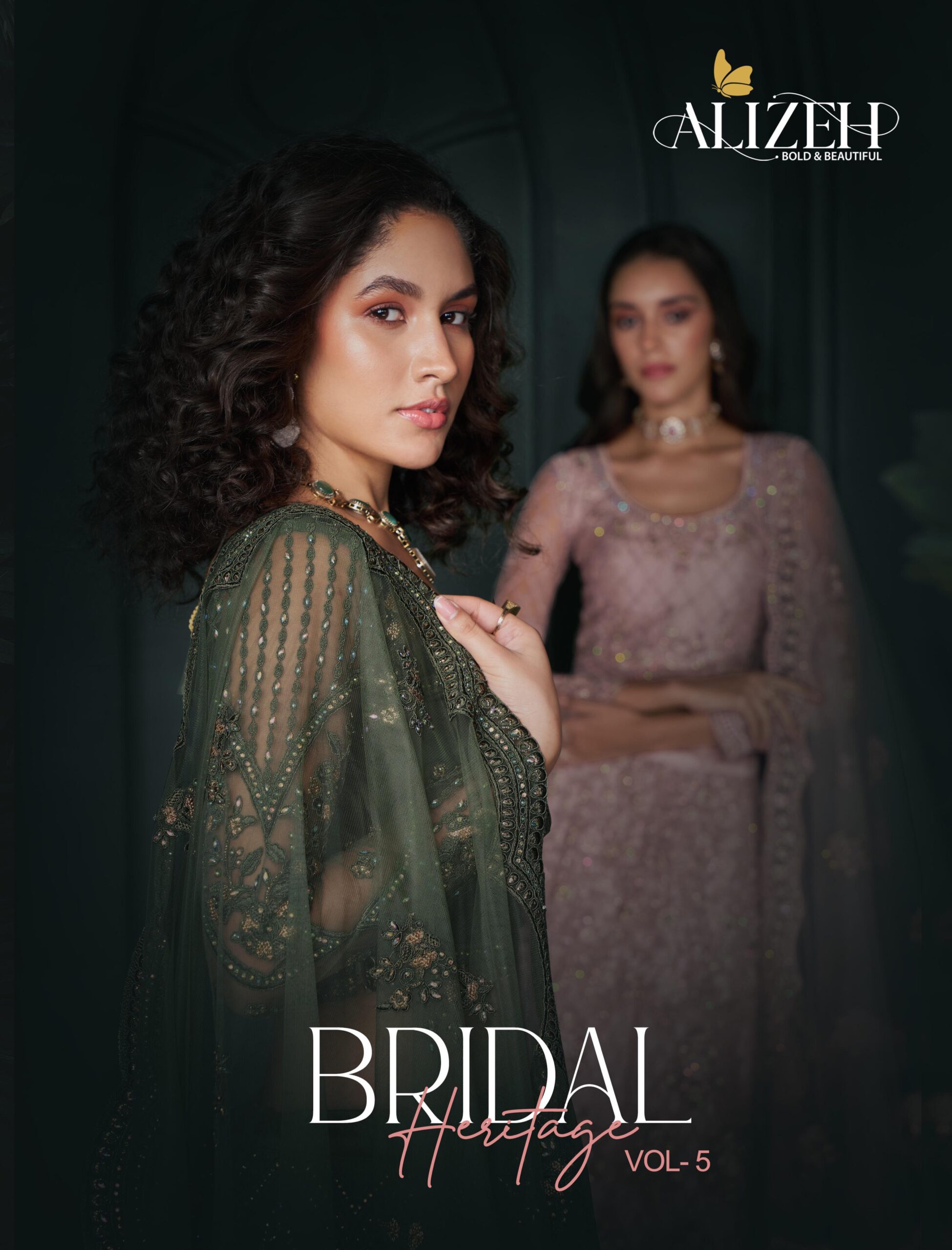 Alizeh Bridal vol 5 Heavy Net Designer Sangeet Wear Lehenga Choli