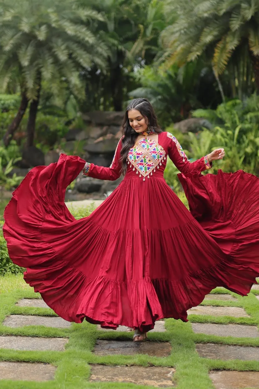 Big Flair Navratri Garba Gown