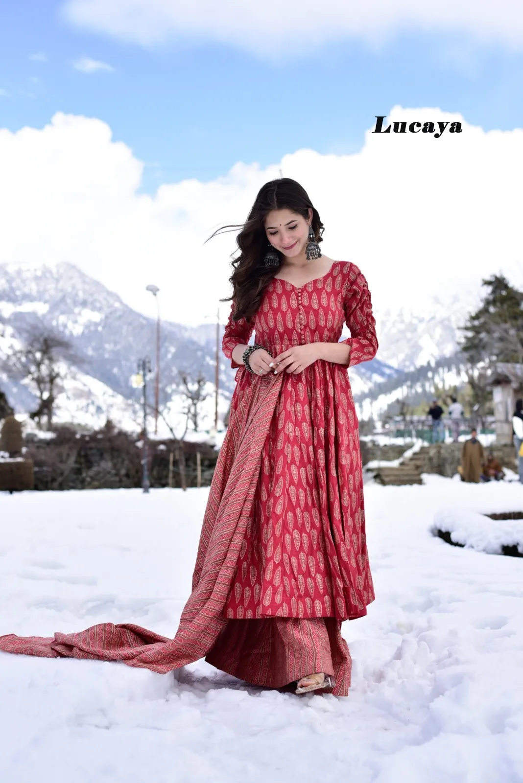 Big Size Digital Printed Kurti Set