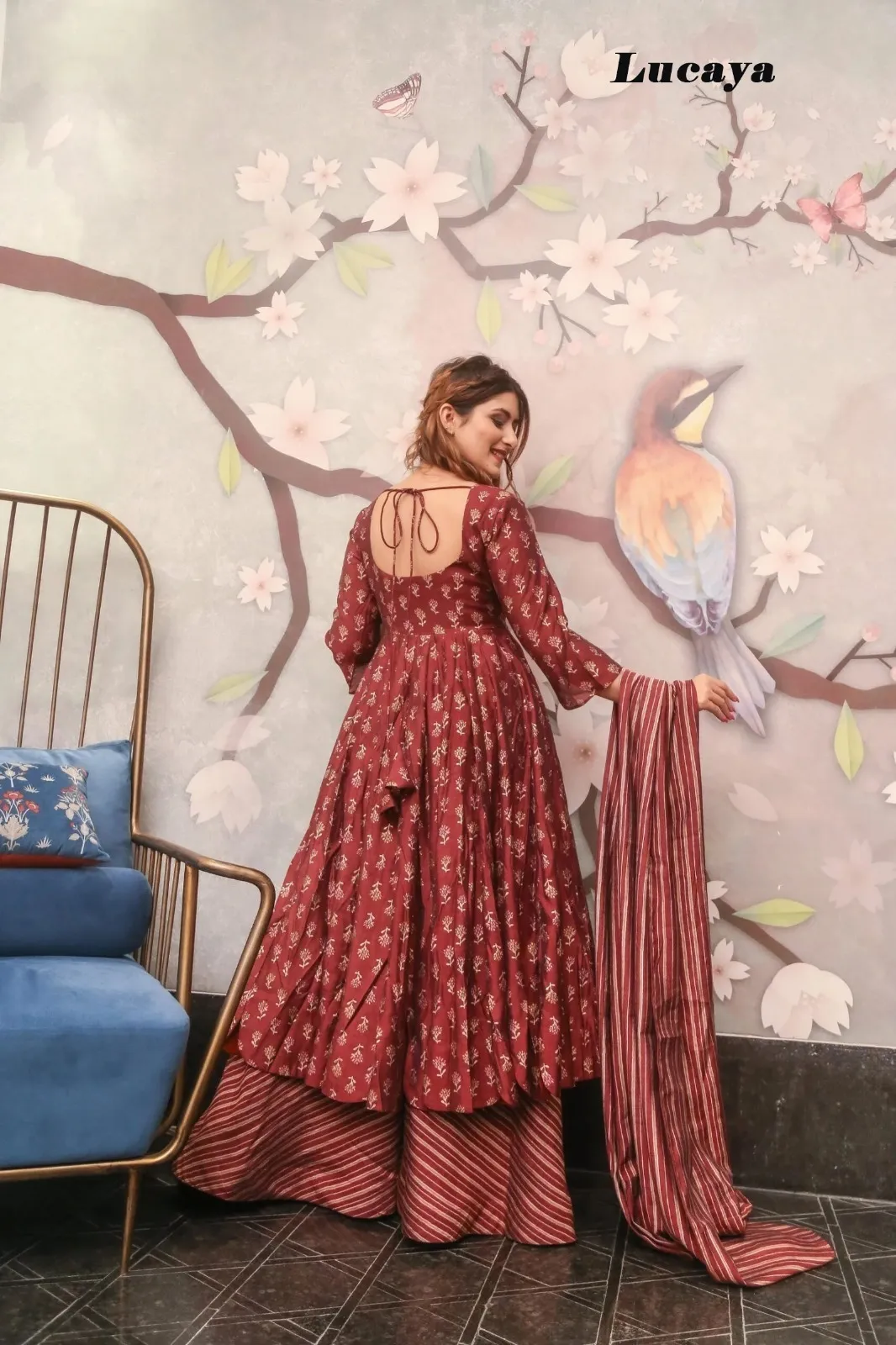 Big Size Digital Printed Kurti Set