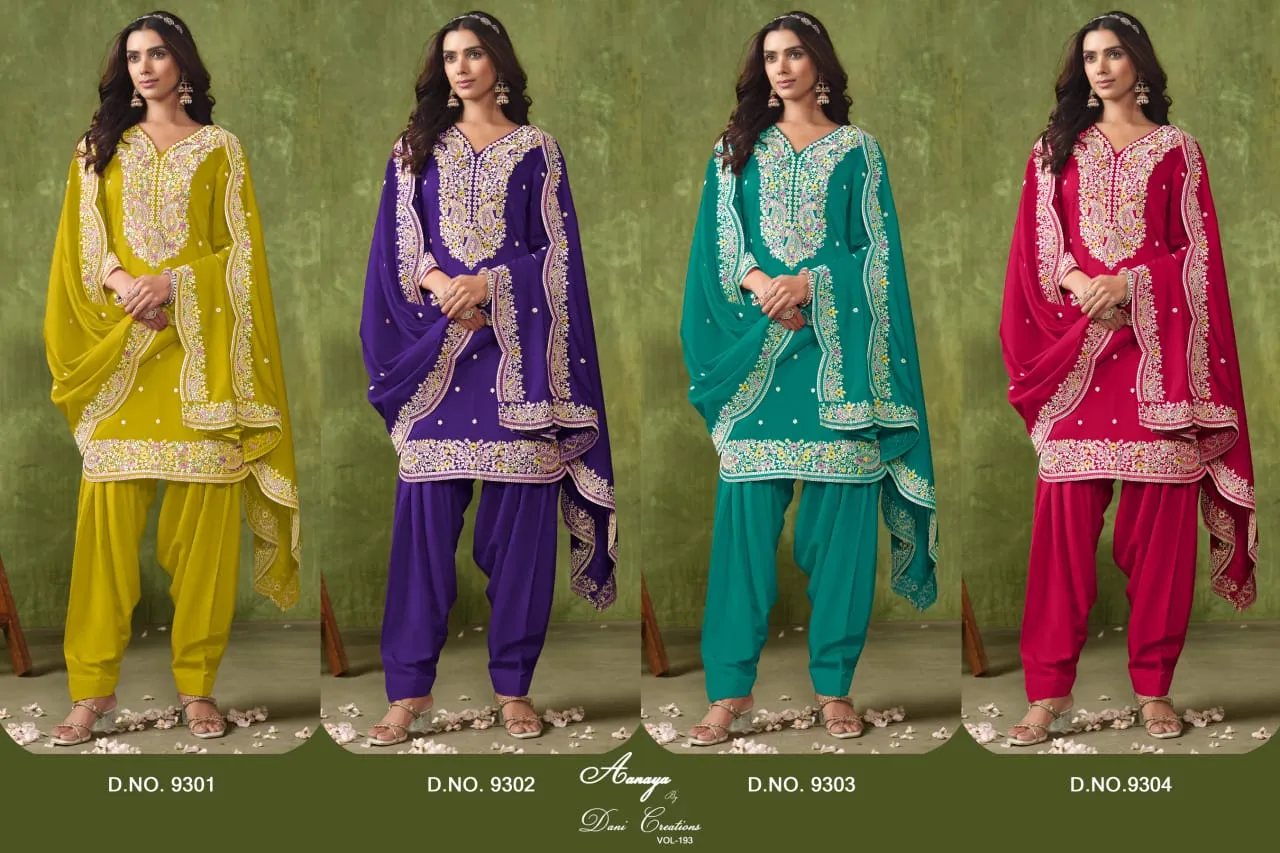 Designer Wholesale Patiala Salwar Suit 9300 Series