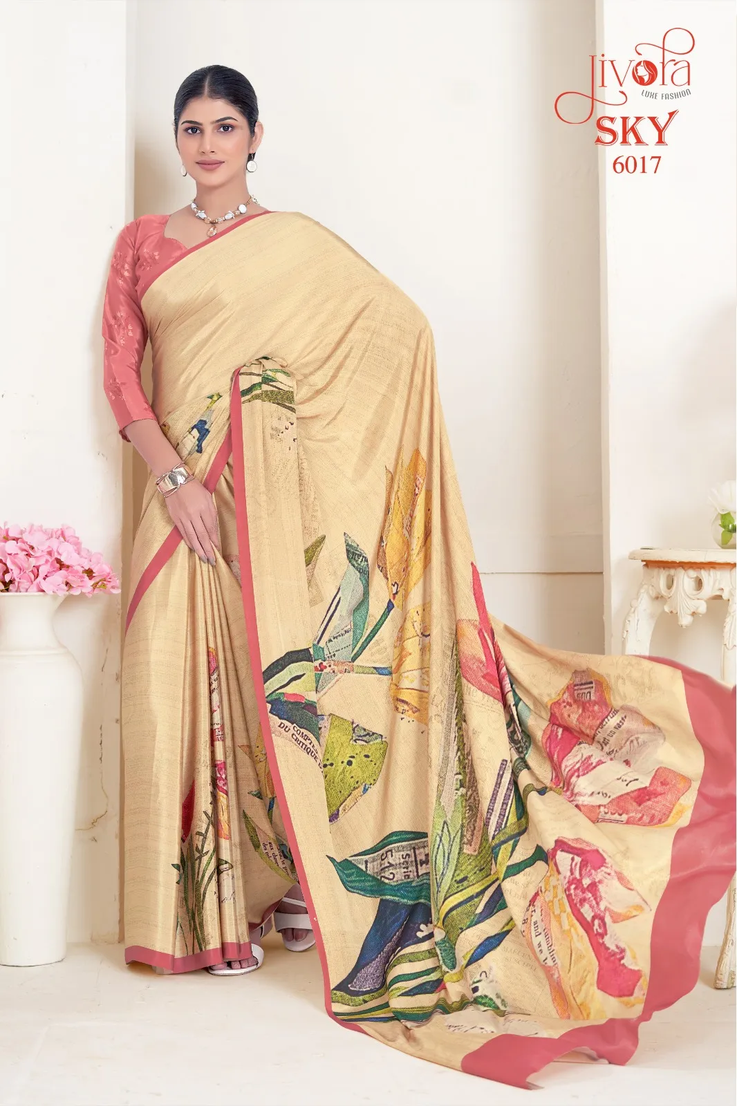 Digital Printed Sarees Fancy Prints