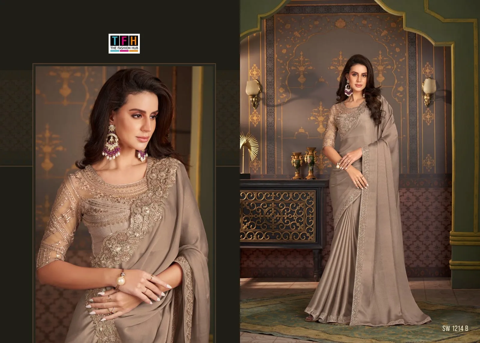 Fancy Silk Border Saree 12th Edition