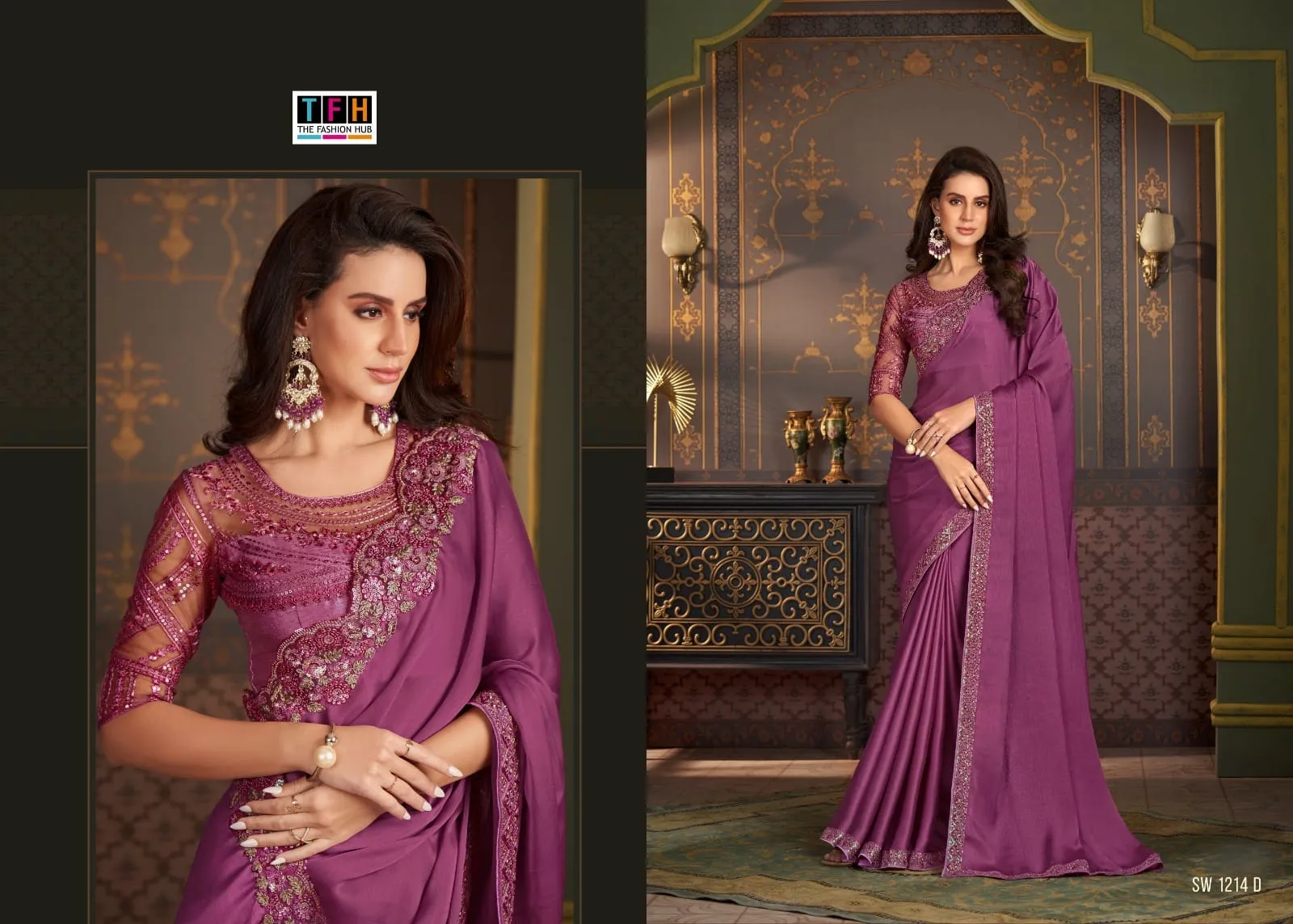 Fancy Silk Border Saree 12th Edition