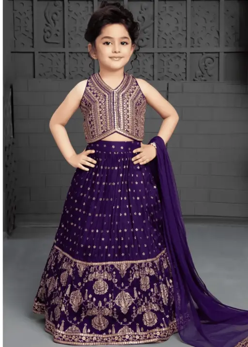 Festive Wear Kids Lehenga Choli