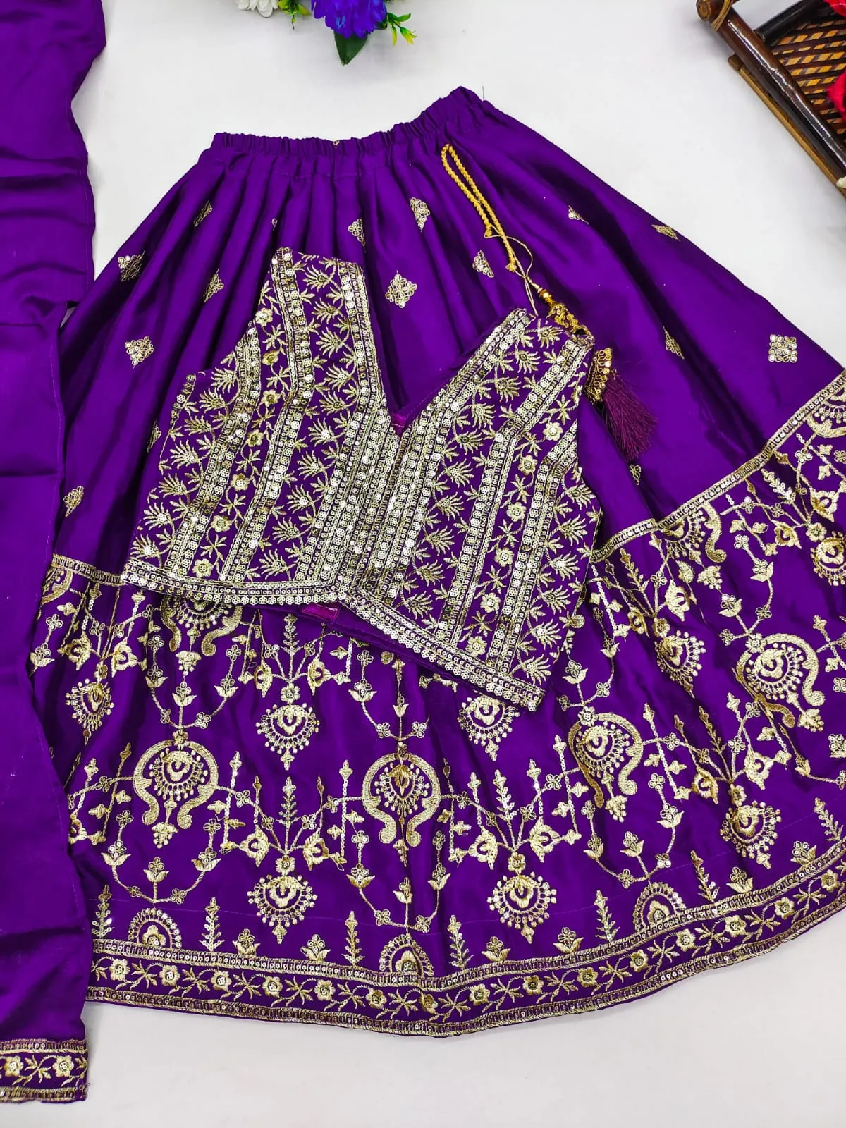 Festive Wear Kids Lehenga Choli