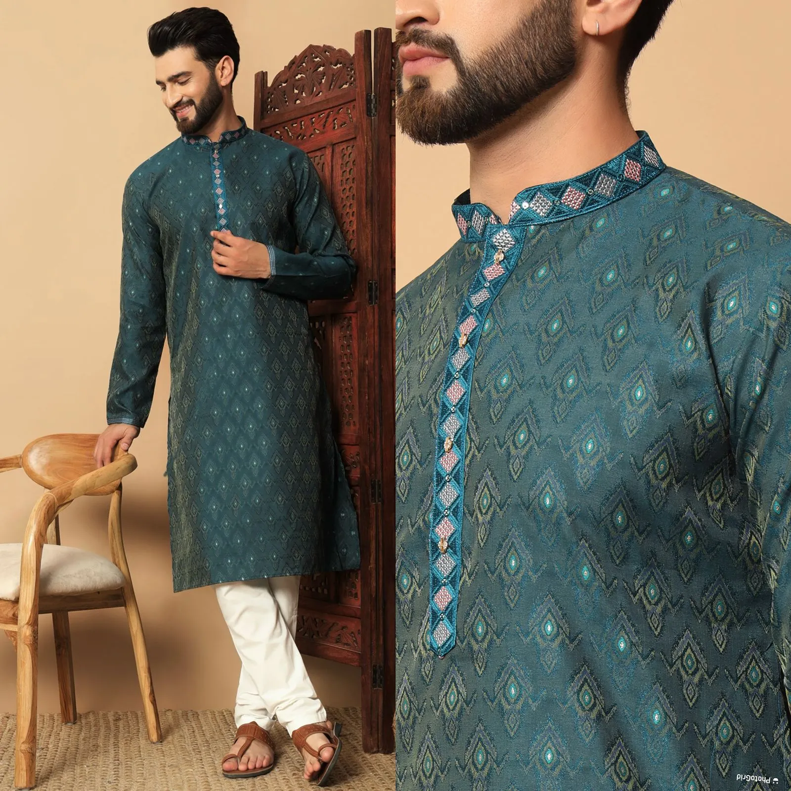Festive Wear Mens Ethnic Kurta