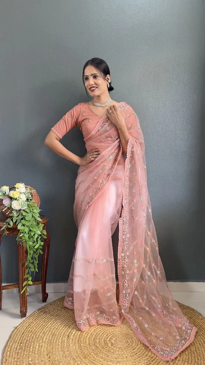 Festive Wear Preminum Net Saree 27