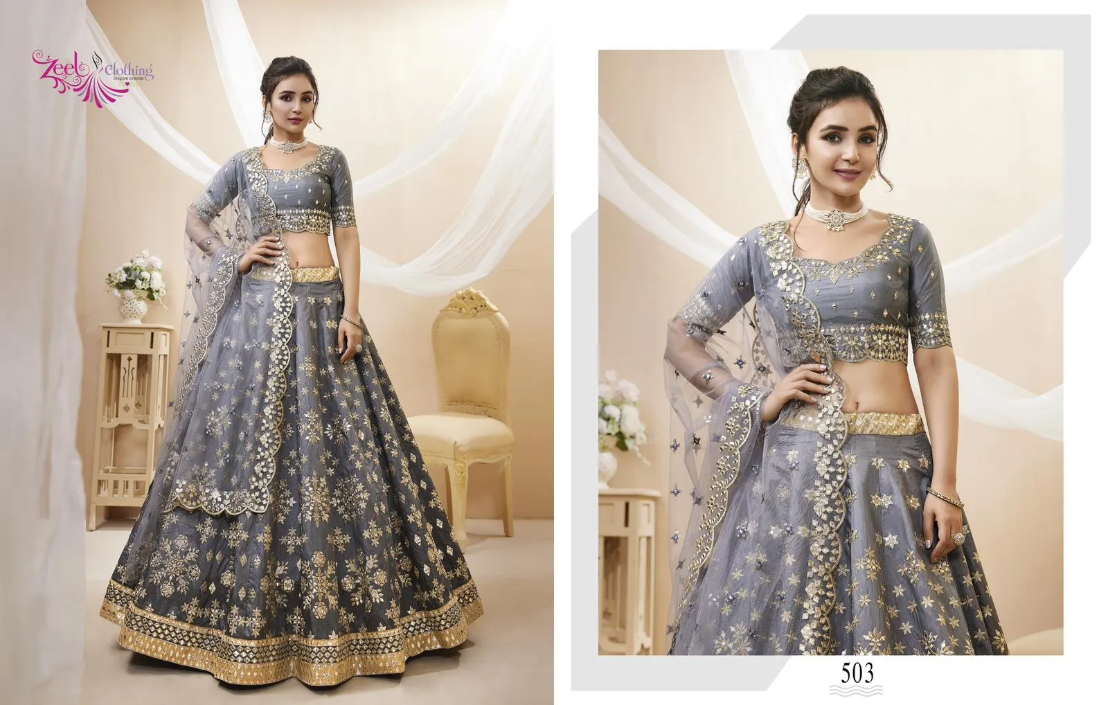 Heavy Wedding Wear Art Silk Designer Lehenga