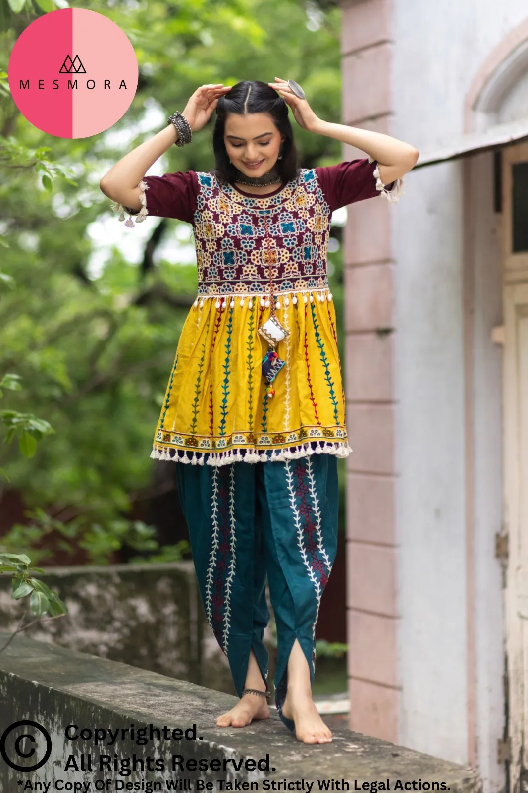 Mesmora Katputli Kedia 2 Designer Kedia For Navratri