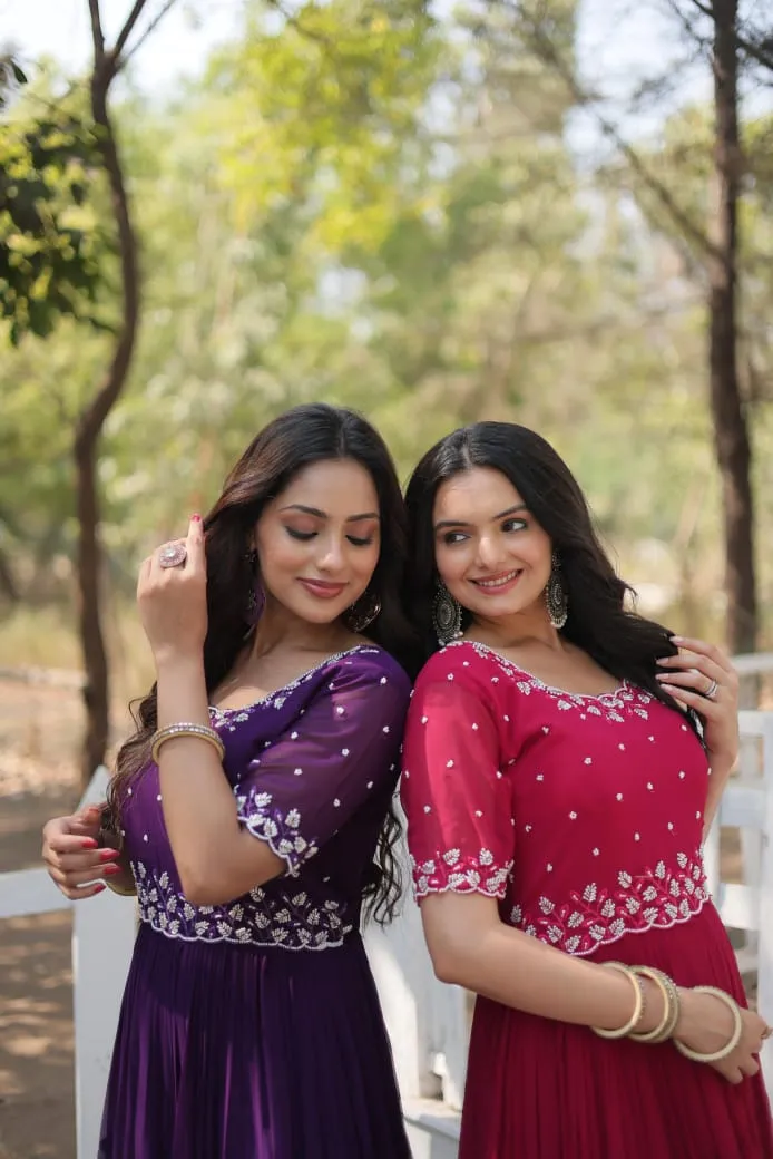 Party Wear Designer Gown 1112