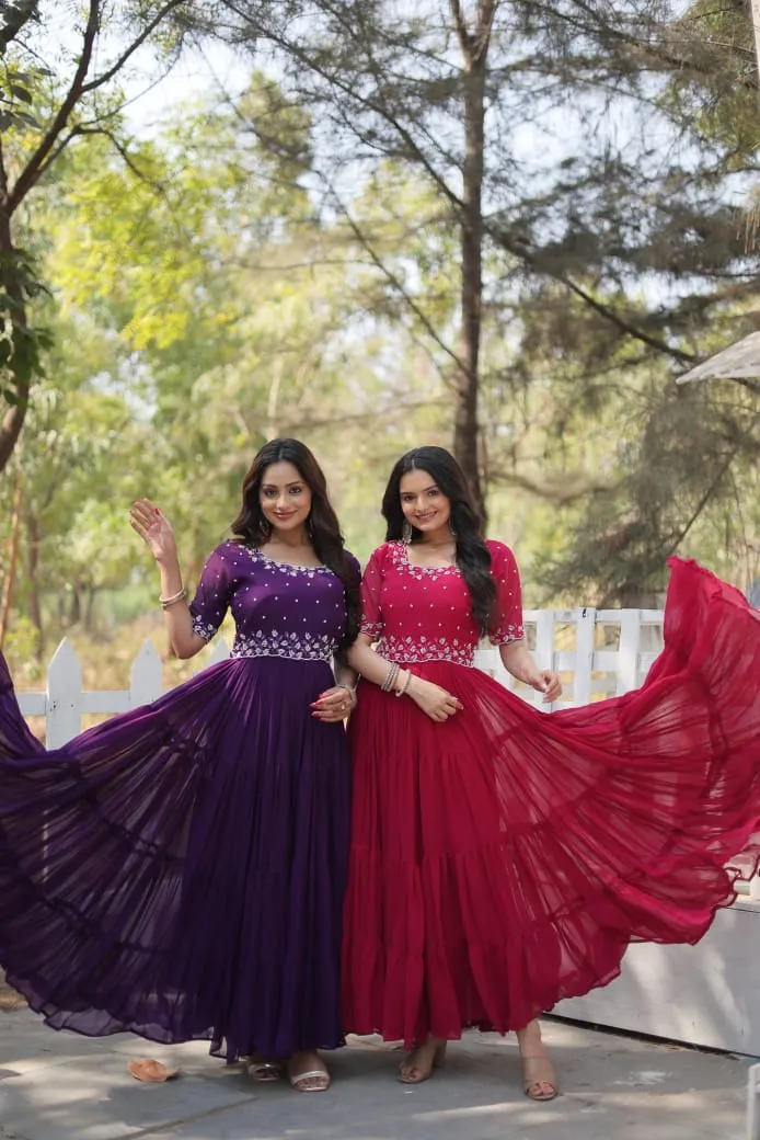 Party Wear Designer Gown 1112