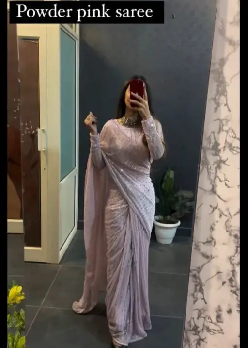 Ready To Wear Imported Fabric Ethnic Saree