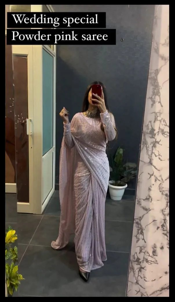 Ready To Wear Imported Fabric Ethnic Saree