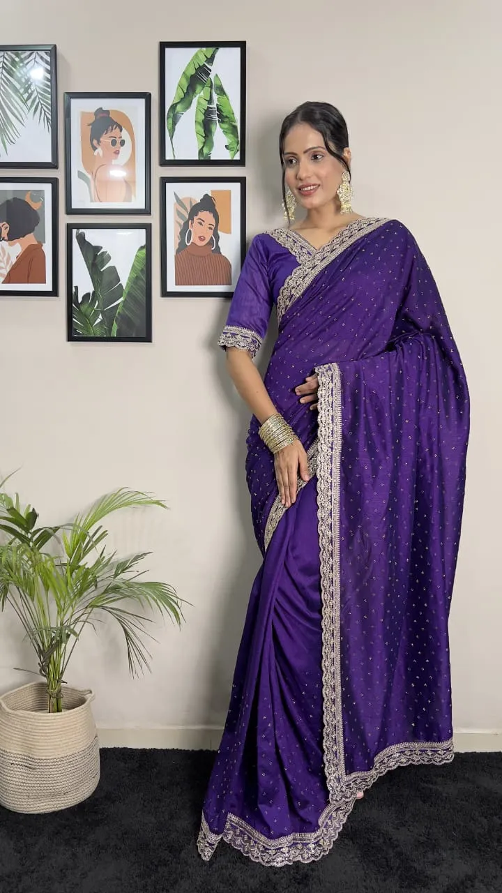 Ready To  Wear Varchita Silk Designer Wholesale Saree