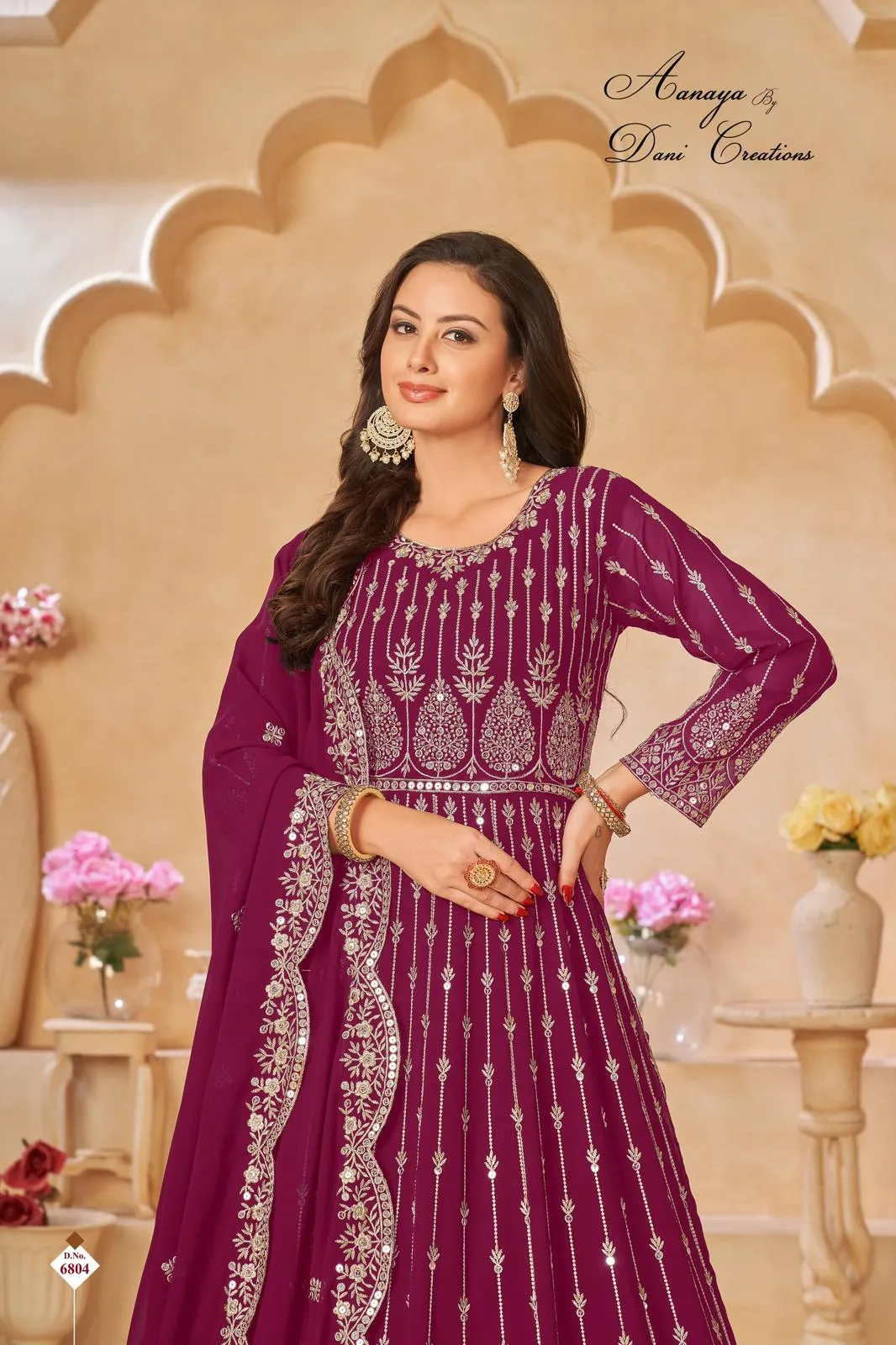 Sequence Work Anarkali Suit Aanaya 6800 Series (VOL 168)