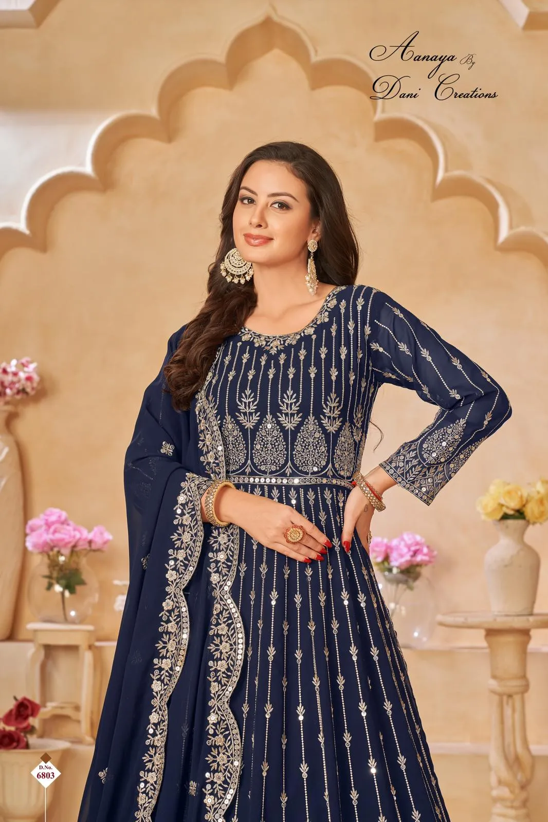 Sequence Work Anarkali Suit Aanaya 6800 Series (VOL 168)