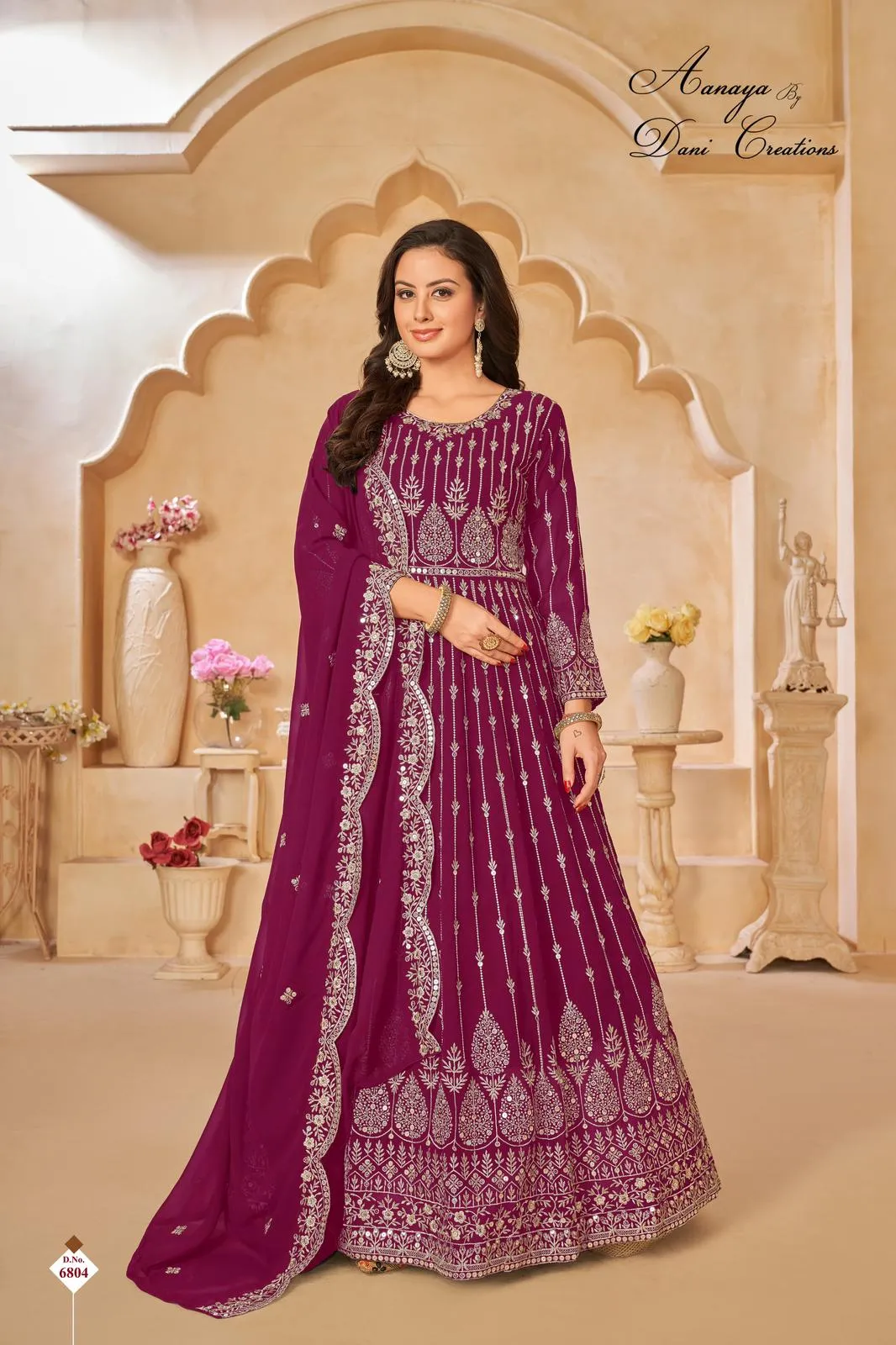 Sequence Work Anarkali Suit Aanaya 6800 Series (VOL 168)