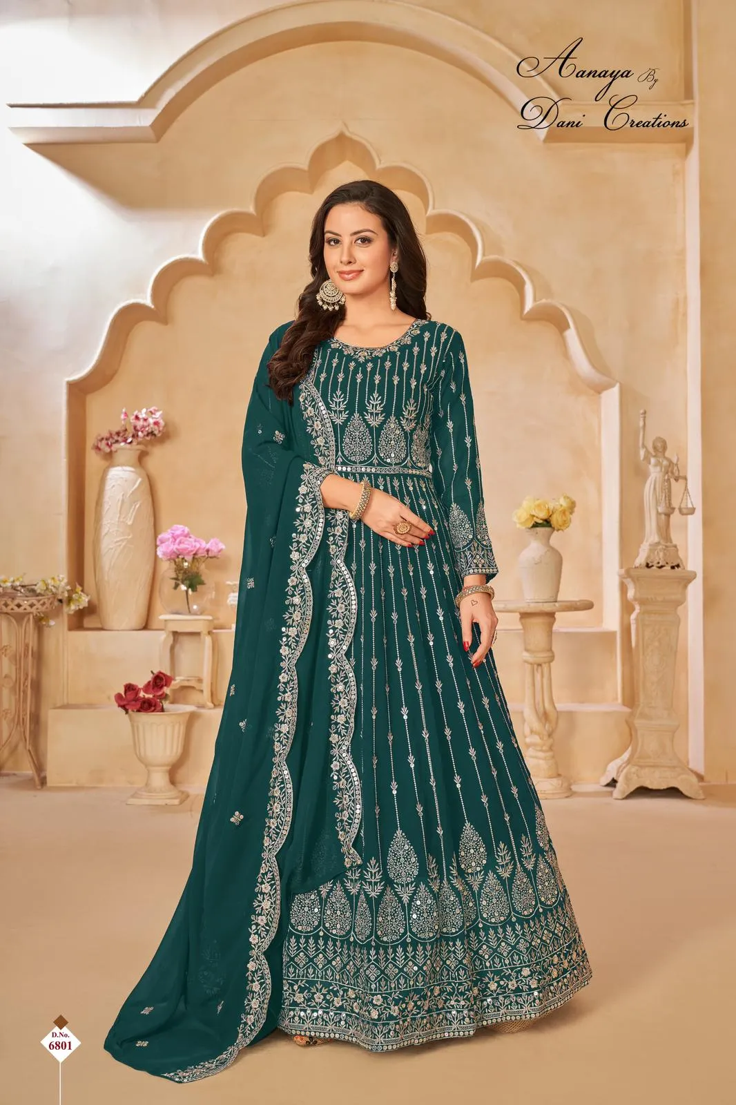Sequence Work Anarkali Suit Aanaya 6800 Series (VOL 168)