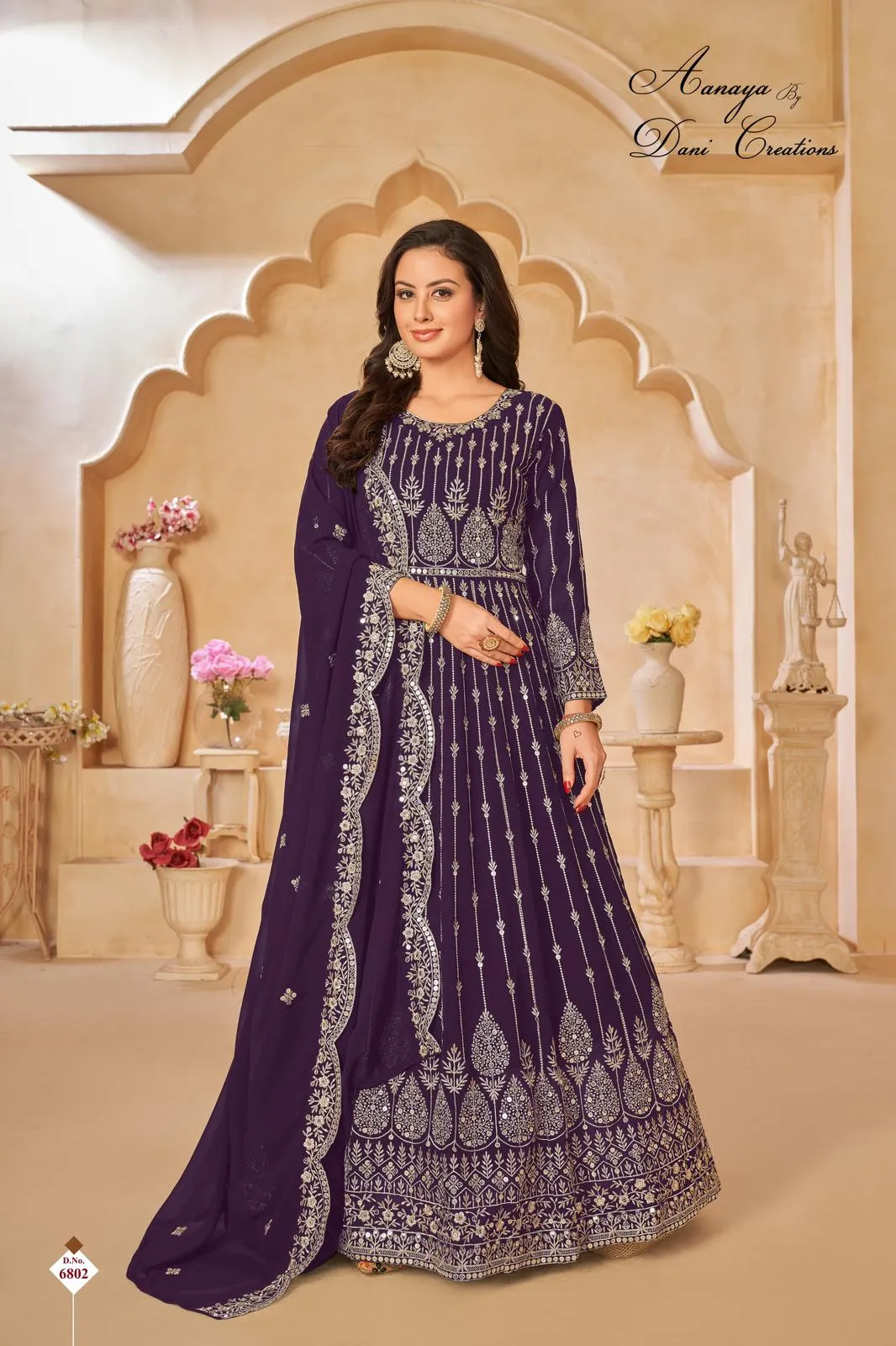Sequence Work Anarkali Suit Aanaya 6800 Series (VOL 168)