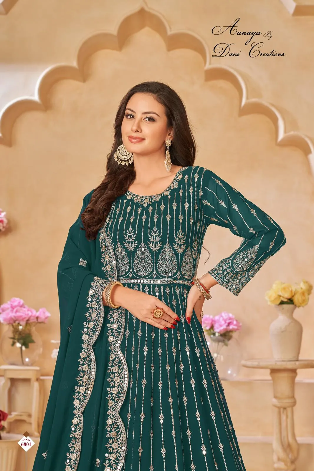 Sequence Work Anarkali Suit Aanaya 6800 Series (VOL 168)