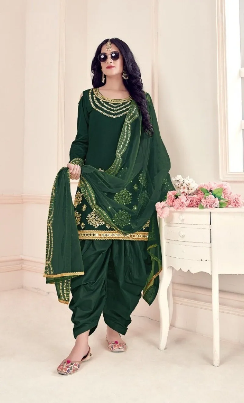 Shreematee Bebo Vol 10 Real Miror Work Patiala Salwar Suit