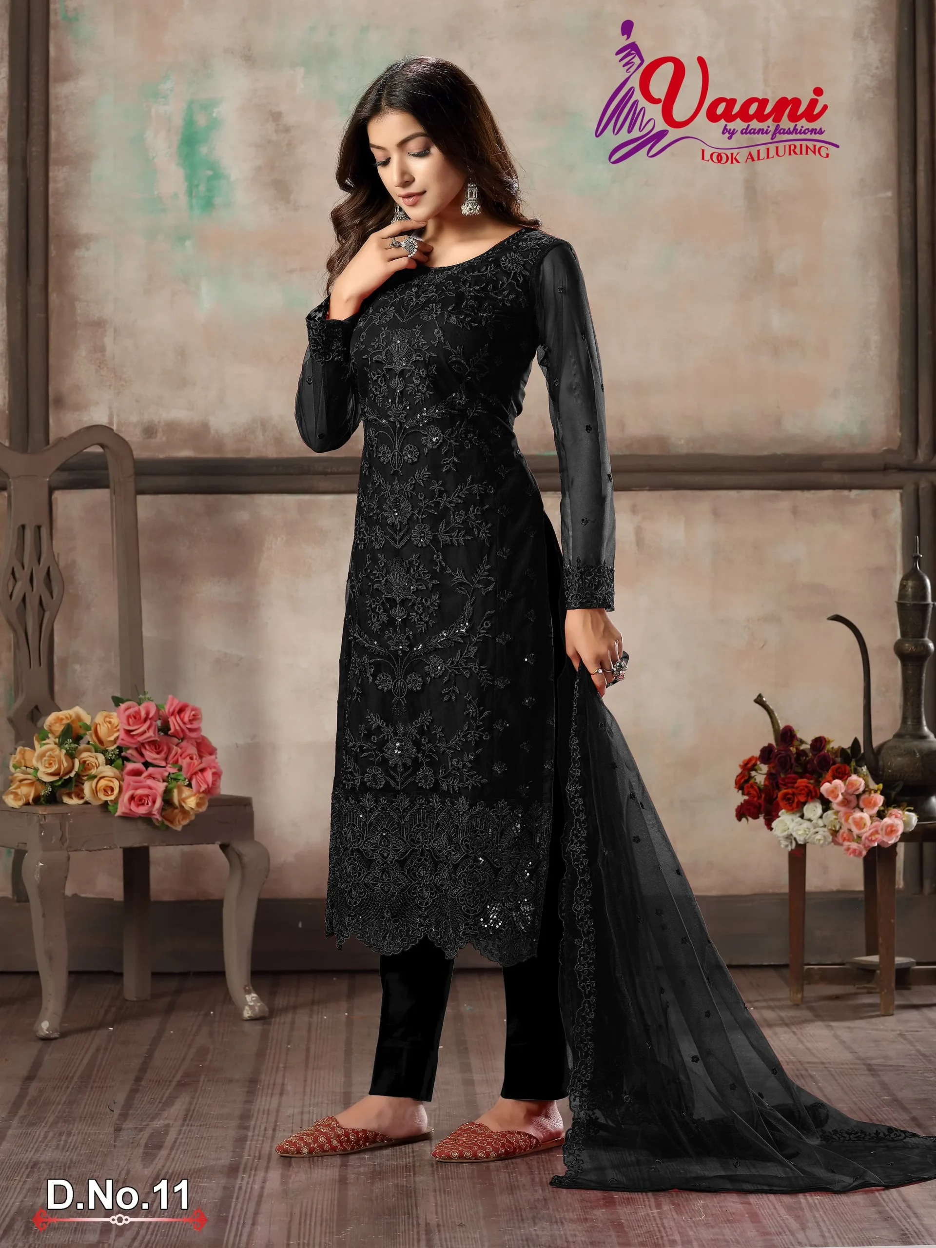 Wedding Wear Designer Heavy Embroidery With Sequence Work Ethnic Suit