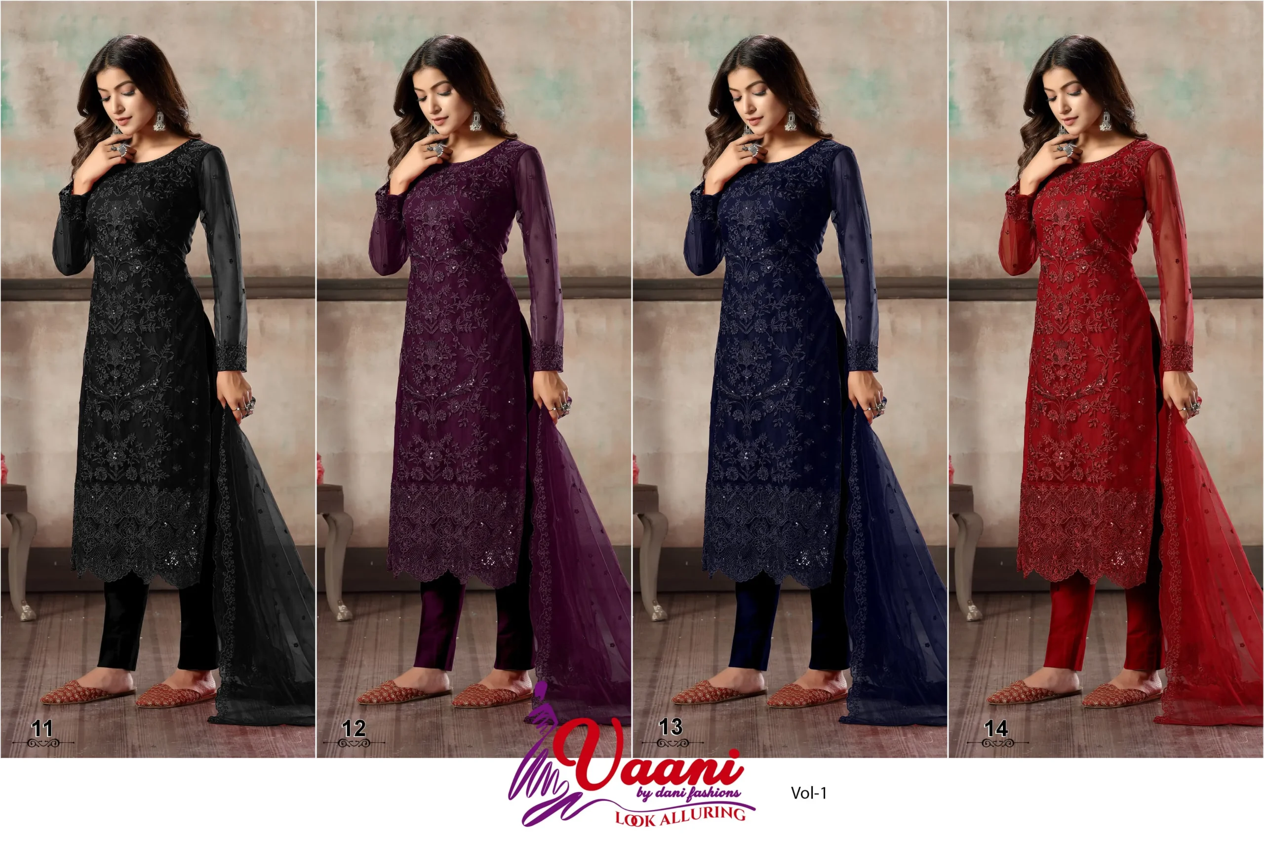 Wedding Wear Designer Heavy Embroidery With Sequence Work Ethnic Suit