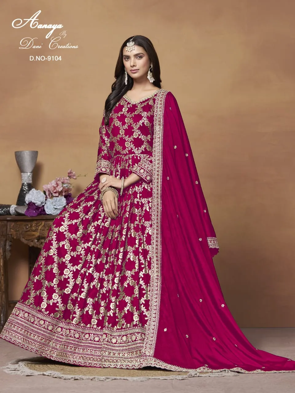 Wedding Wear Designer Long Anarkali Suit