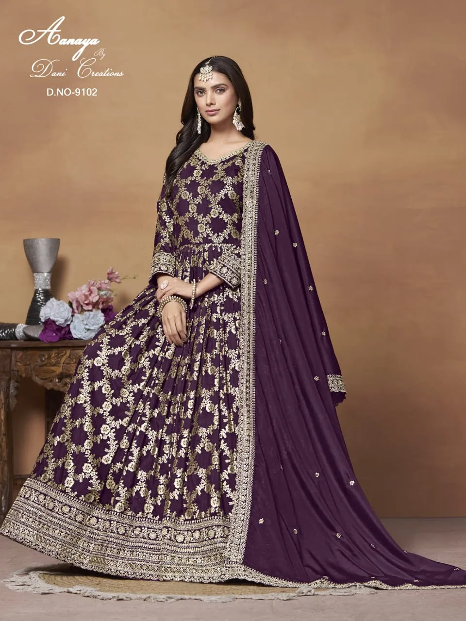Wedding Wear Designer Long Anarkali Suit