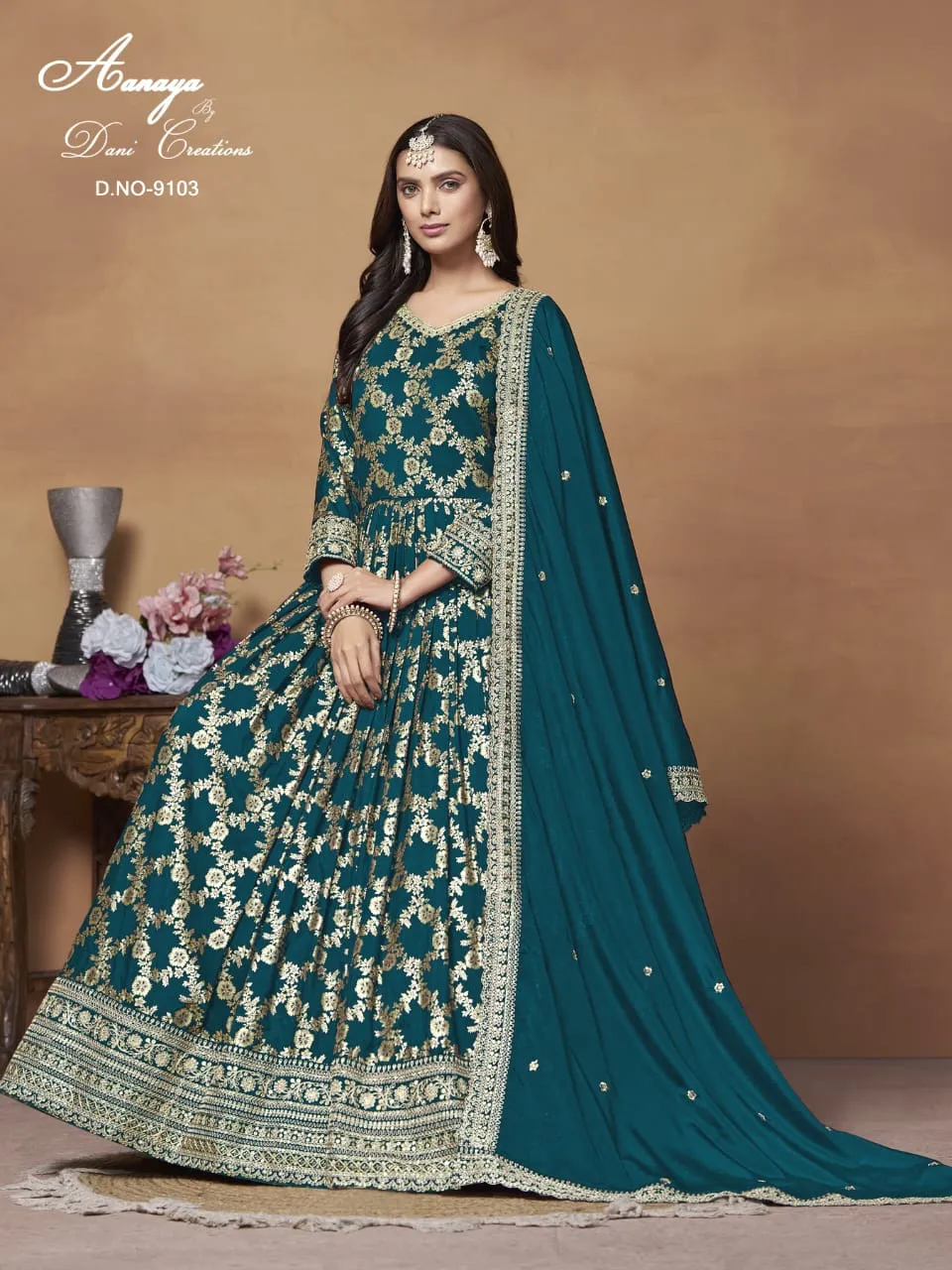 Wedding Wear Designer Long Anarkali Suit