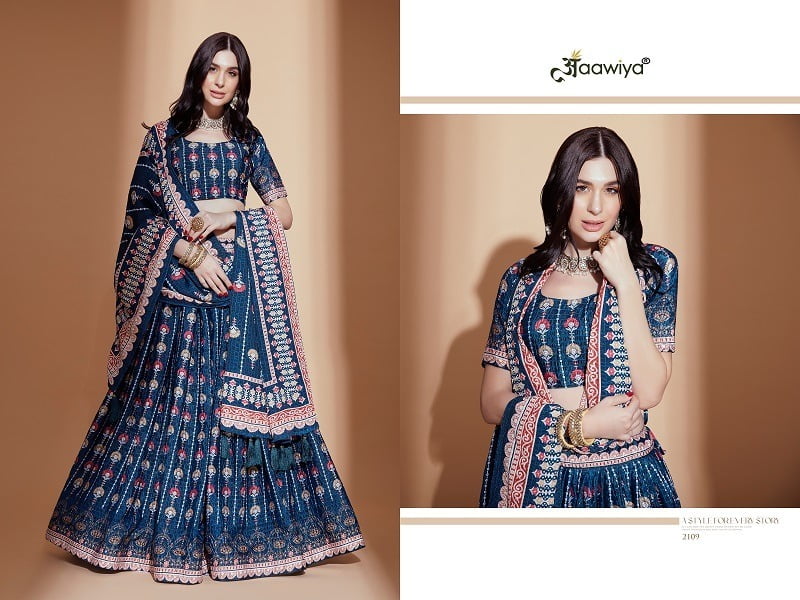 Digital Printed Lehengacholi Festival Wear