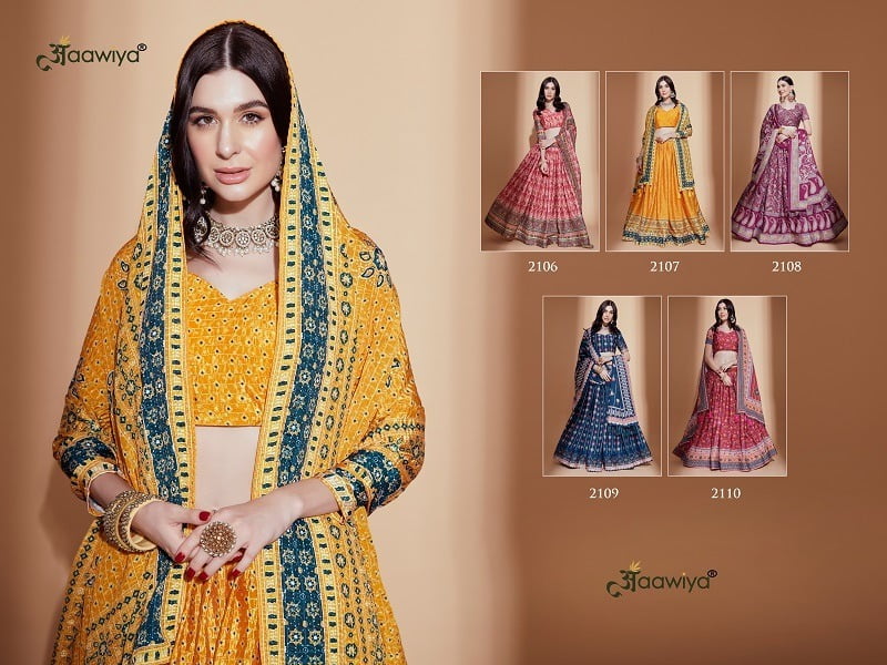 Digital Printed Lehengacholi Festival Wear