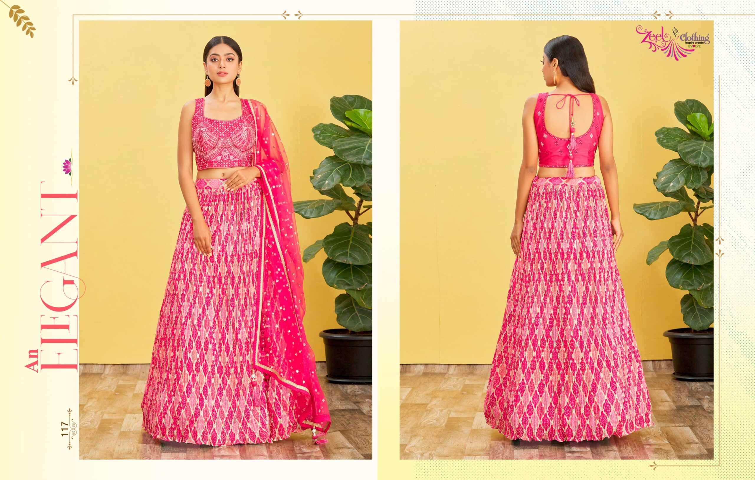 Leheriya Printed Lehenga Choli Zeel Vol 22