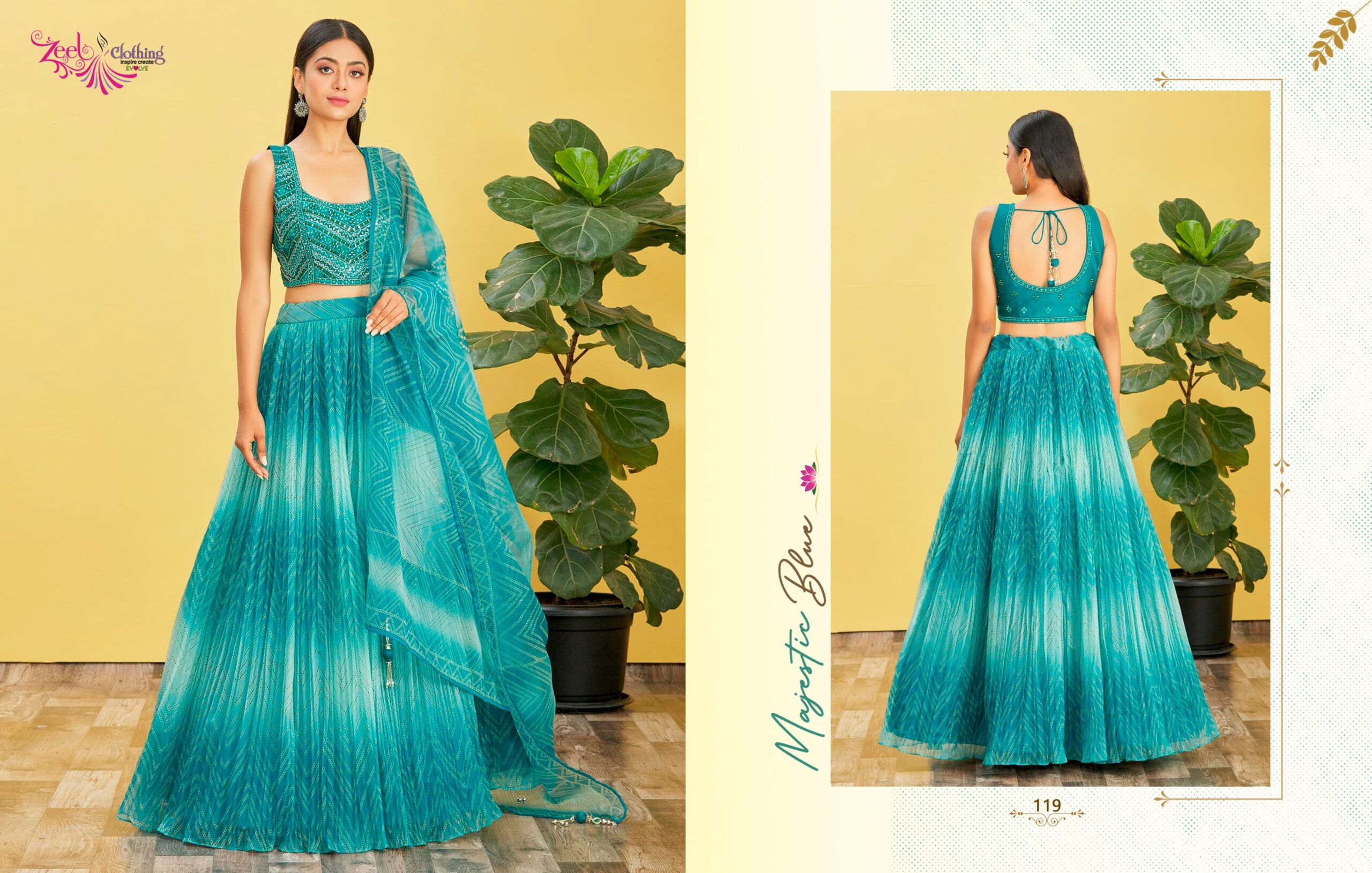 Leheriya Printed Lehenga Choli Zeel Vol 22
