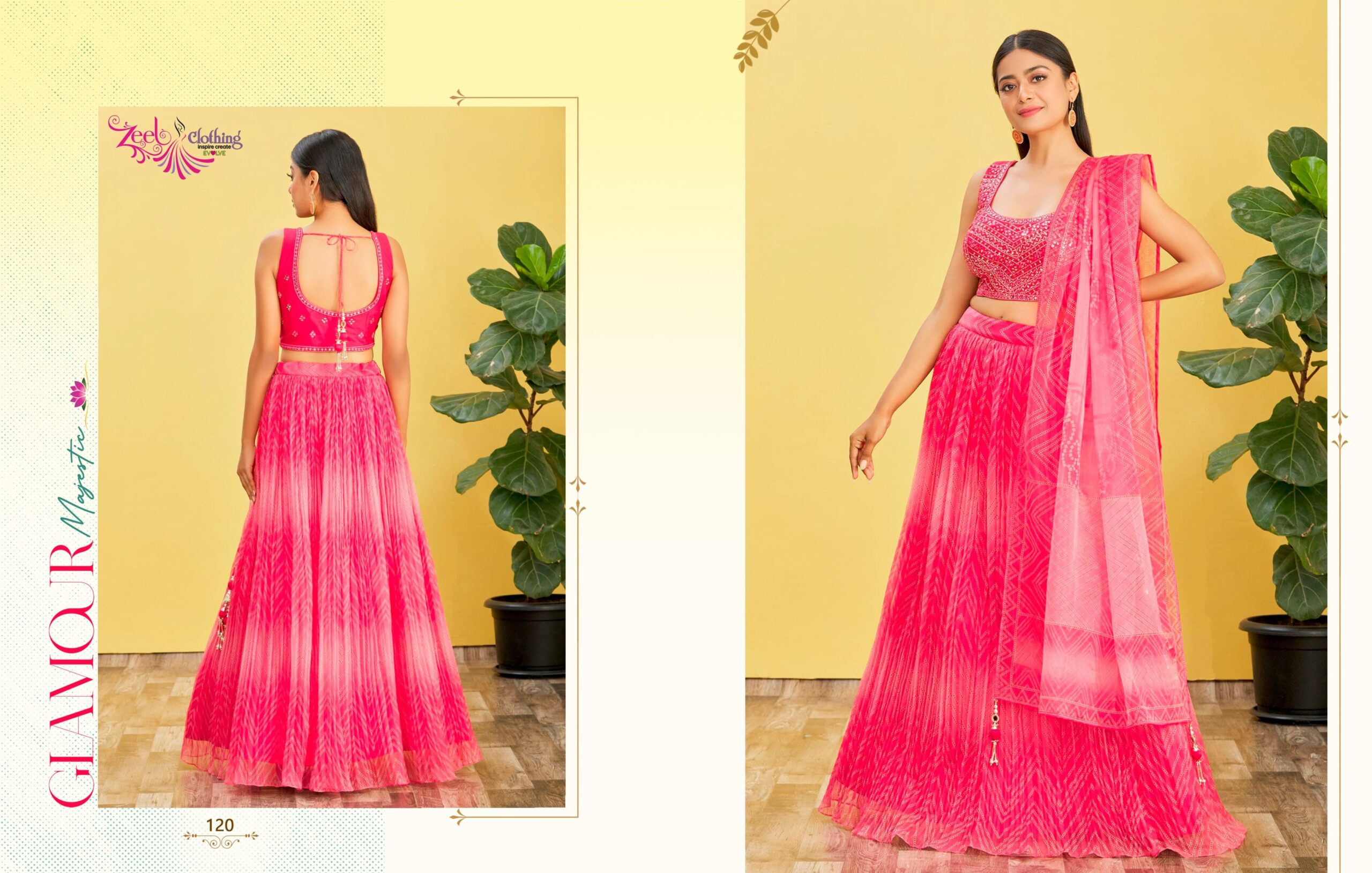 Leheriya Printed Lehenga Choli Zeel Vol 22