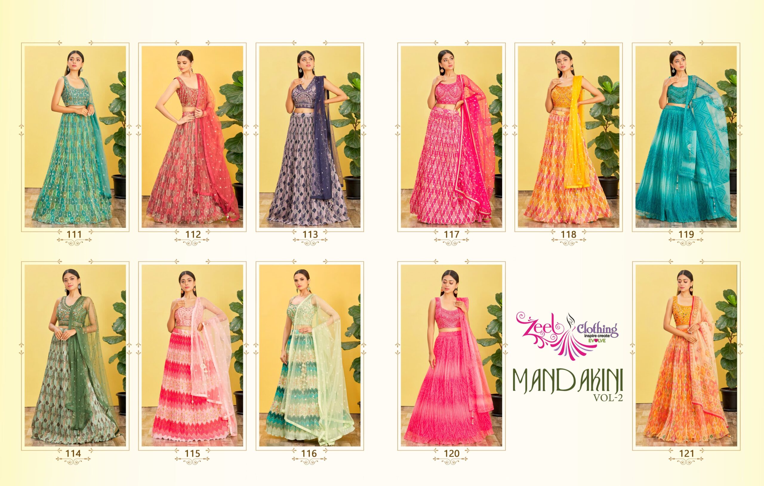 Leheriya Printed Lehenga Choli Zeel Vol 22