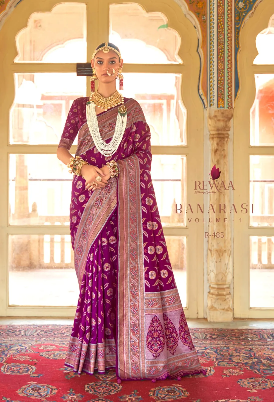 Banarasi Silk Patola Saree Reewa Banarasi vol-1