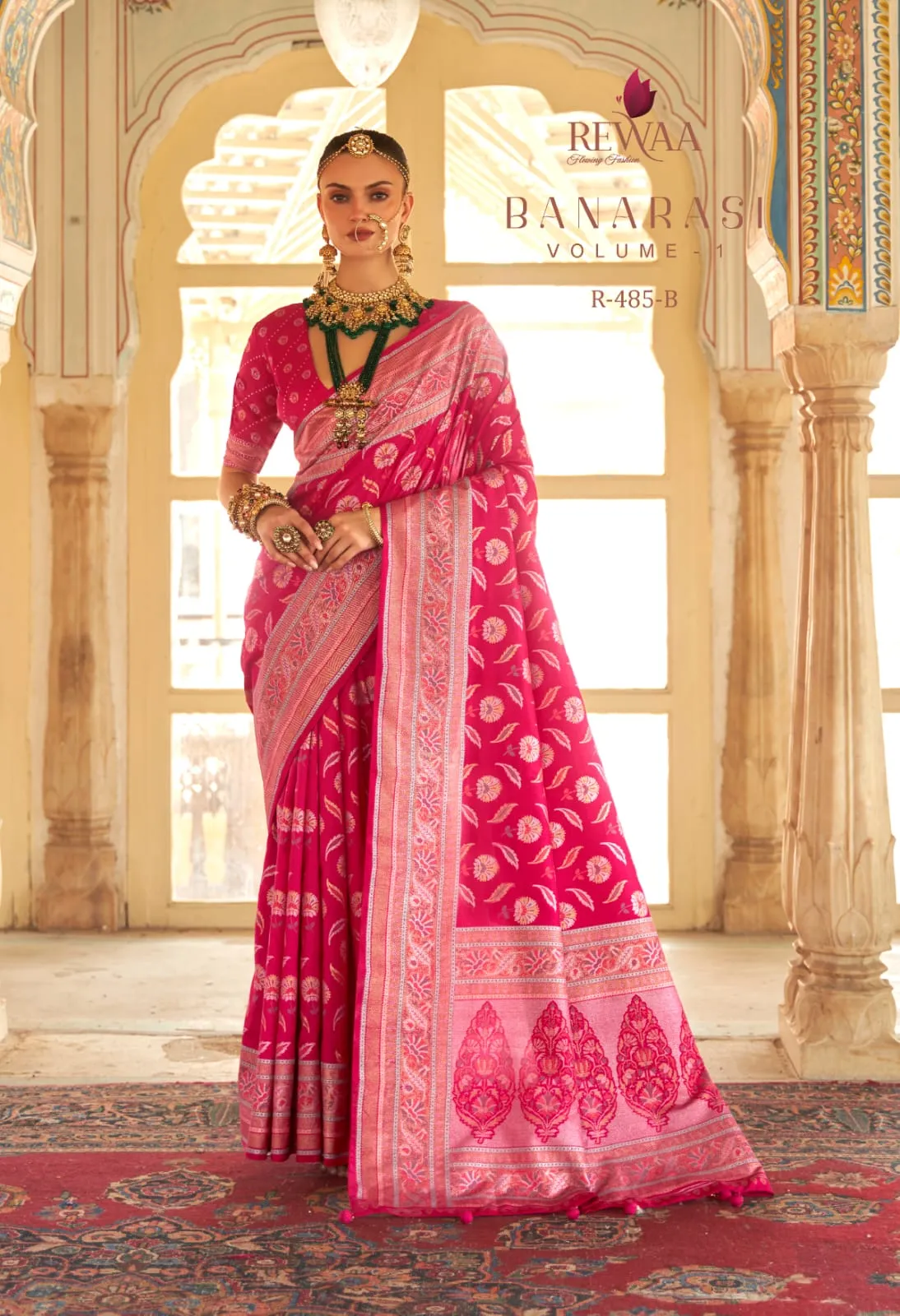 Banarasi Silk Patola Saree Reewa Banarasi vol-1