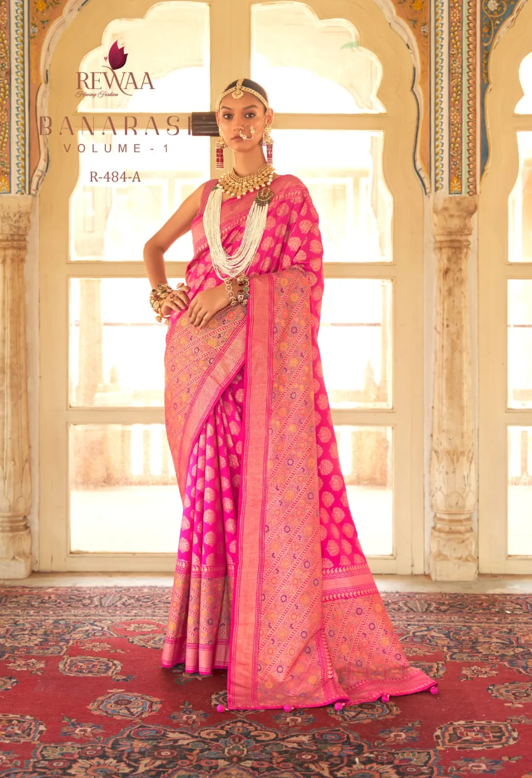 Banarasi Silk Patola Saree Reewa Banarasi vol-1