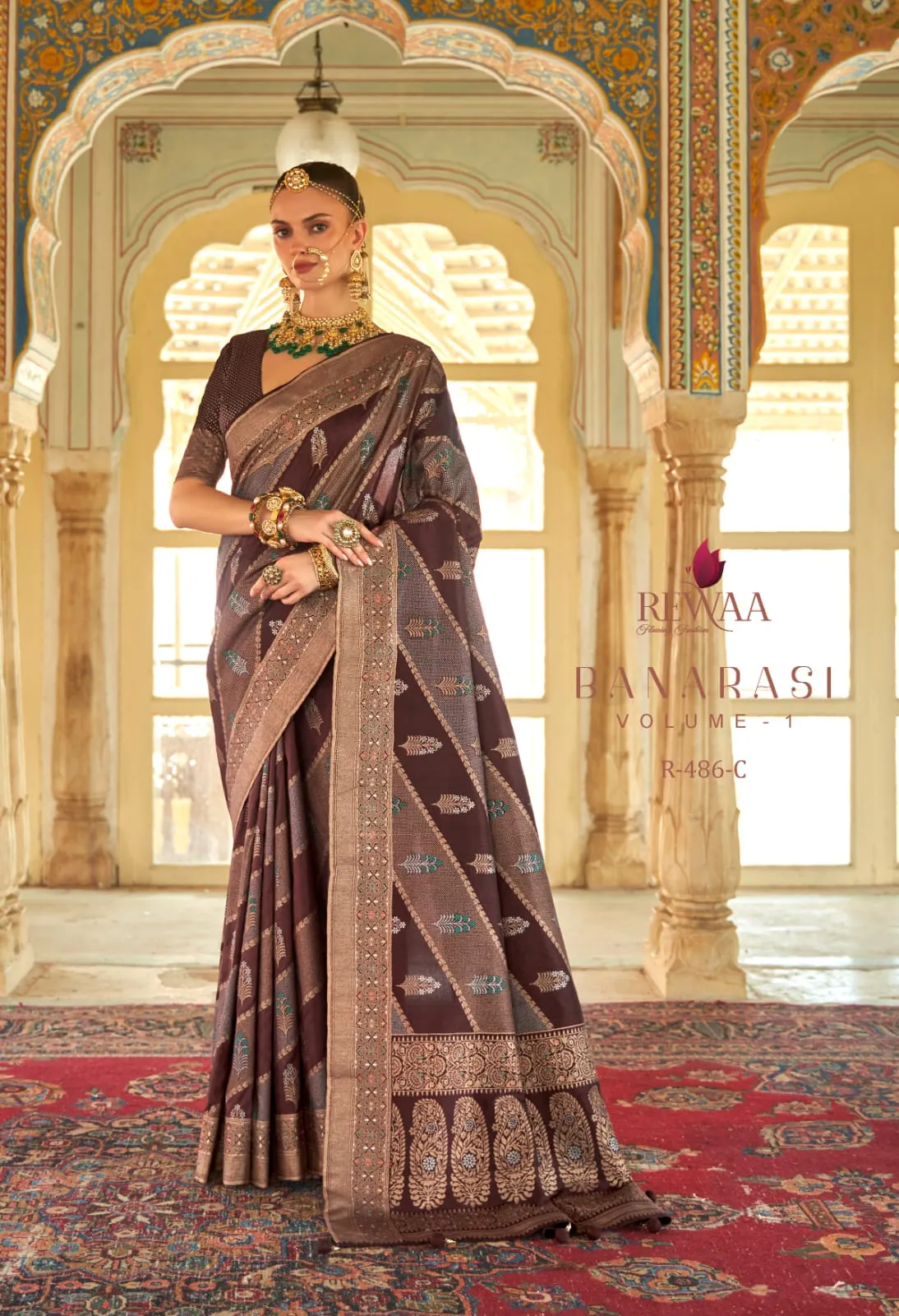 Banarasi Silk Patola Saree Reewa Banarasi vol-1