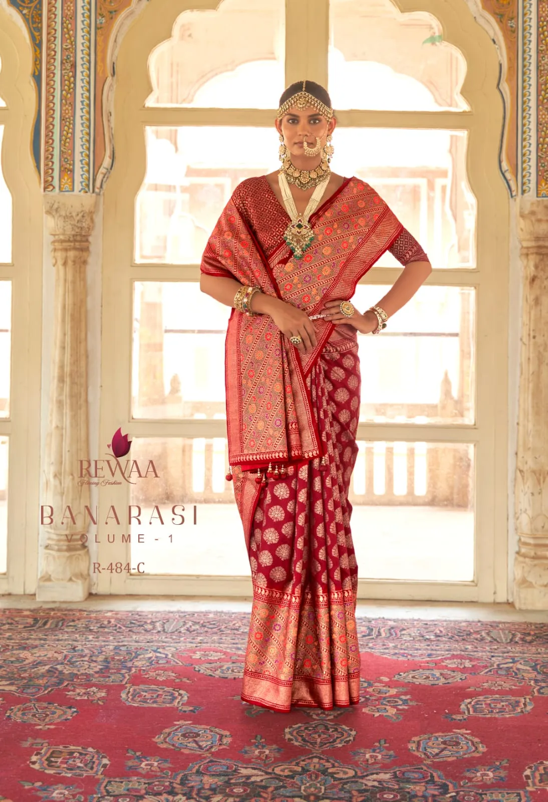 Banarasi Silk Patola Saree Reewa Banarasi vol-1