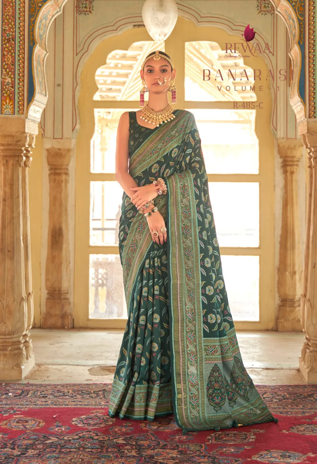 Banarasi Silk Patola Saree Reewa Banarasi vol-1