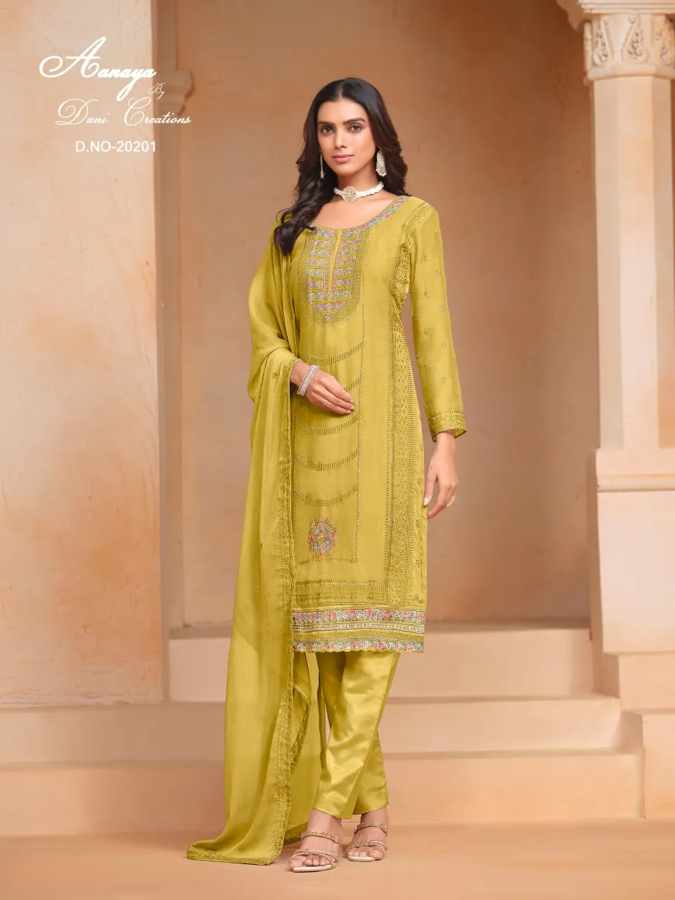 Big Size Festive Wear Straight Ethnic Salwar Suit Aanaya Vol202