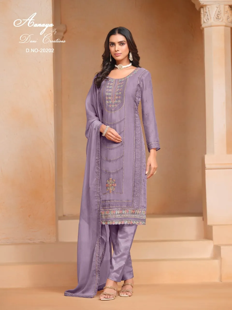 Big Size Festive Wear Straight Ethnic Salwar Suit Aanaya Vol202