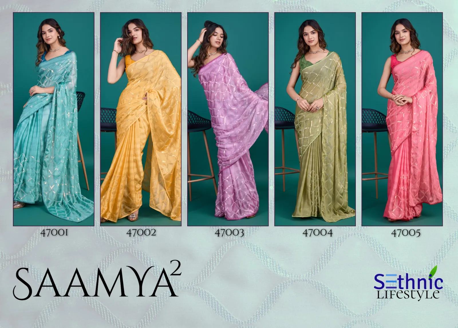 Bollywood Sequins Ethnic Saree Sethnic Saamya Vol 2