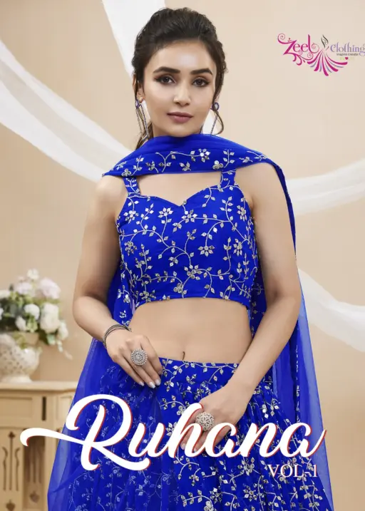 Bridesmaid Sequence Lehenga Choli Zeel Ruhana vol1