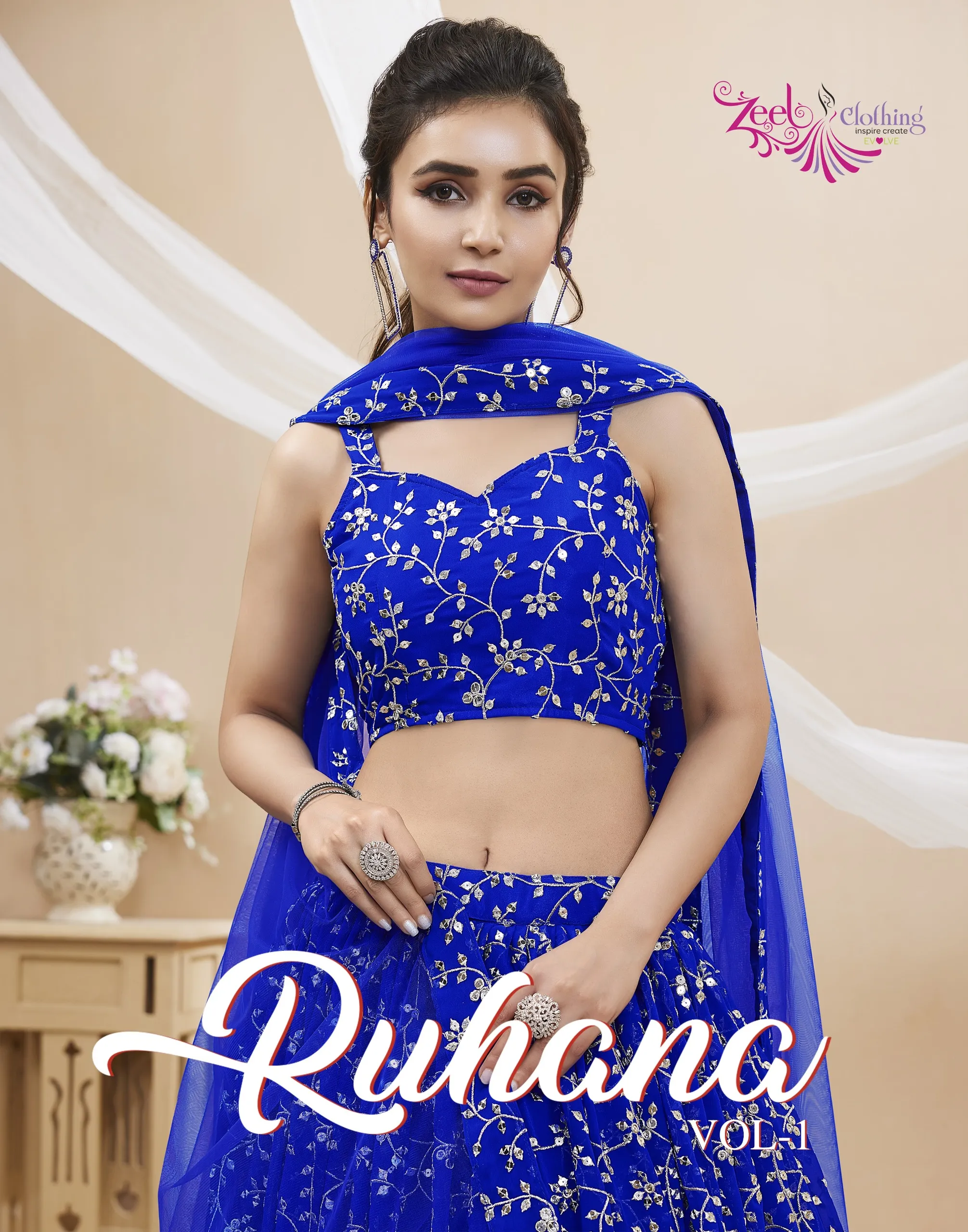 Bridesmaid Sequence Lehenga Choli Zeel Ruhana vol1