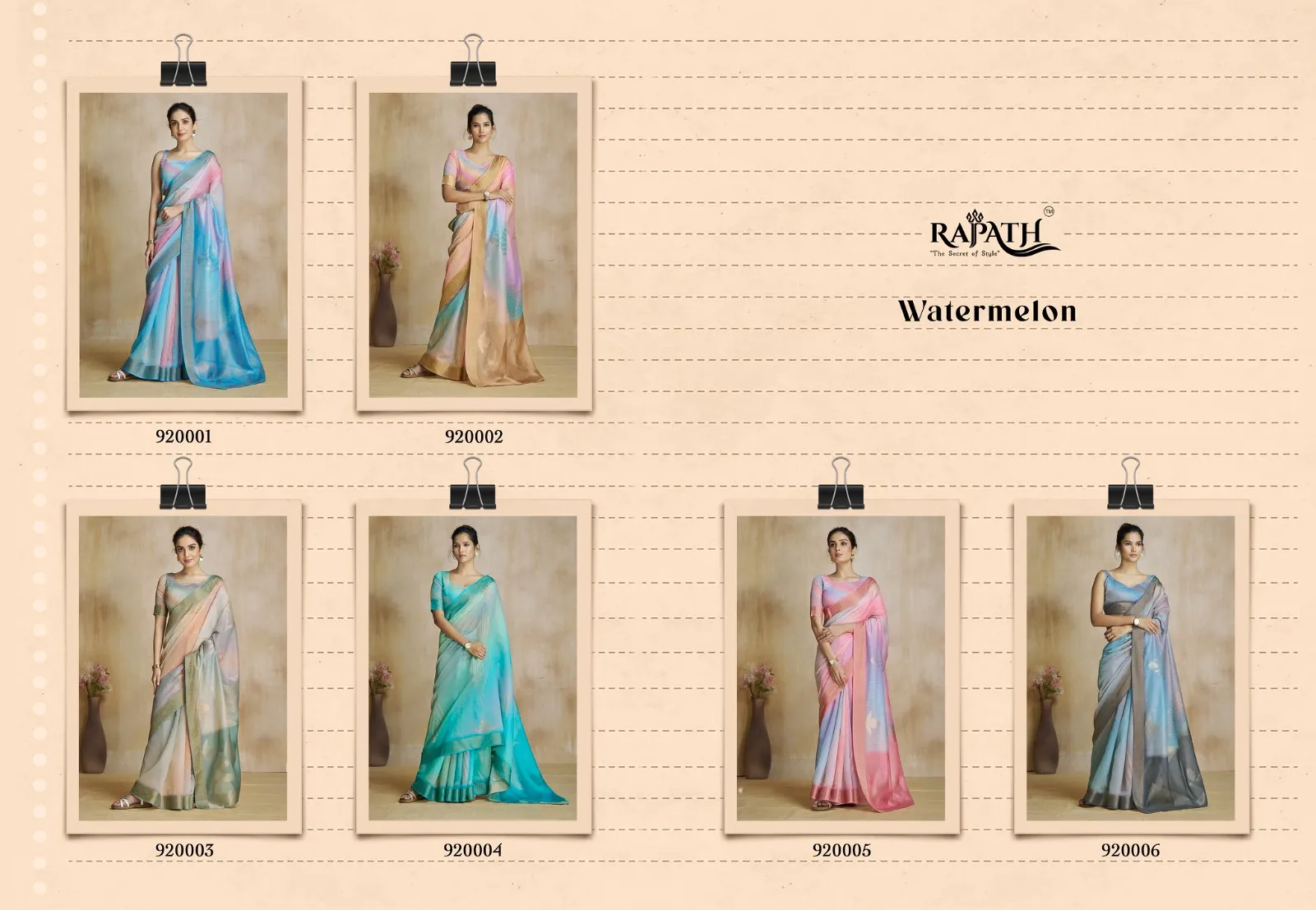 Fancy Silk Wedding Saree Watermelon Silk